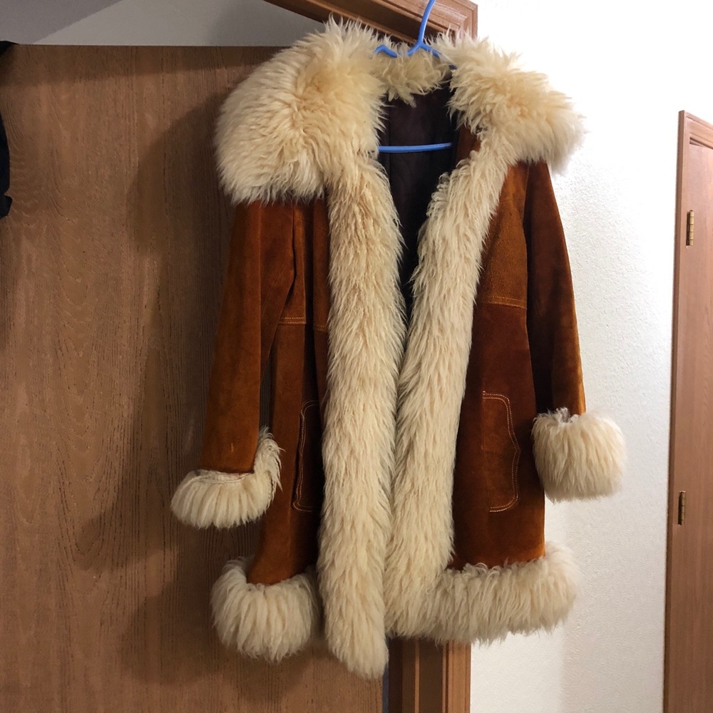 Leather coat